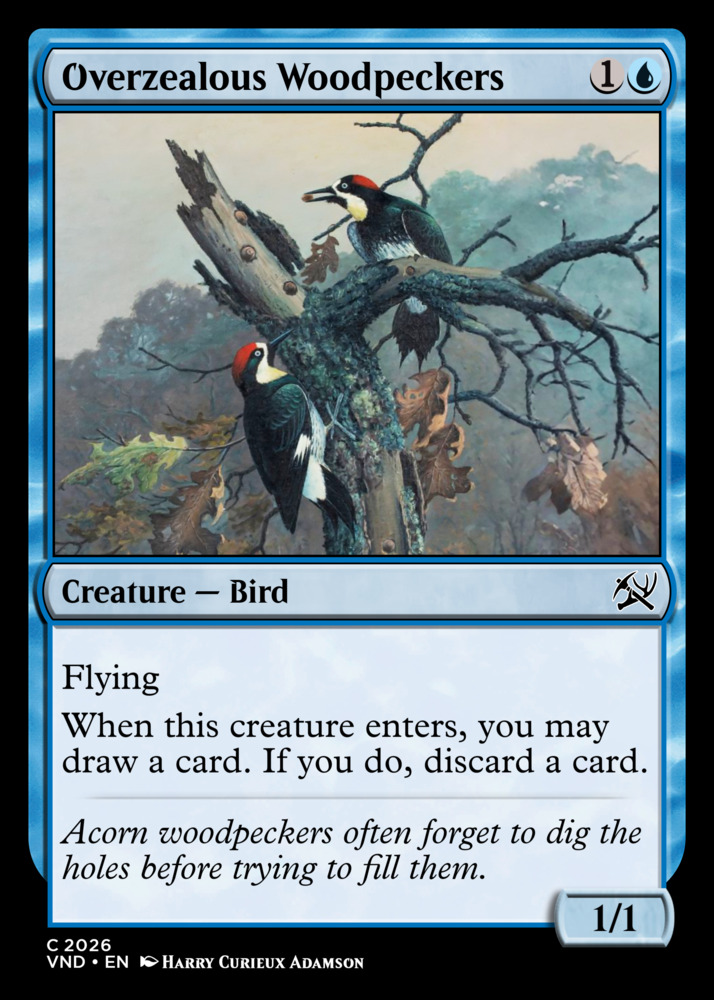 Overzealous Woodpeckers